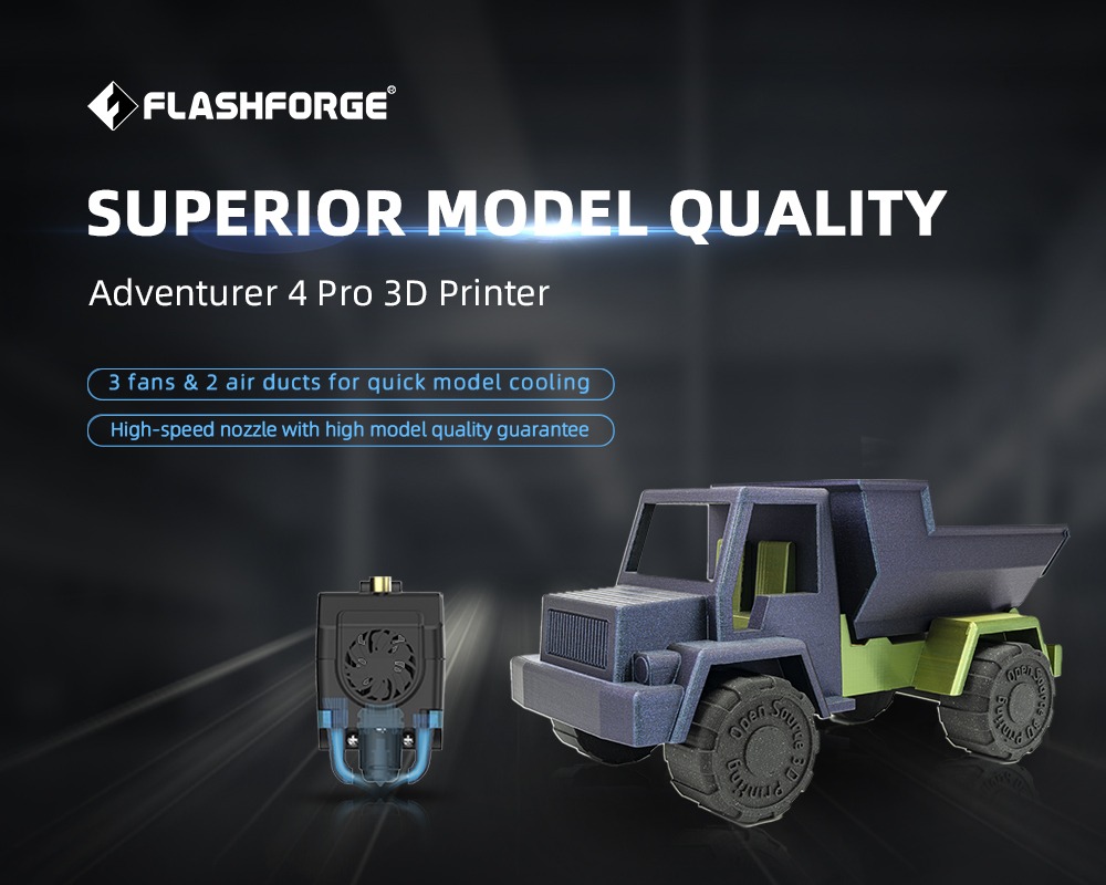 Flashforge Adventurer 4 Pro 3D Printer - RobotShop