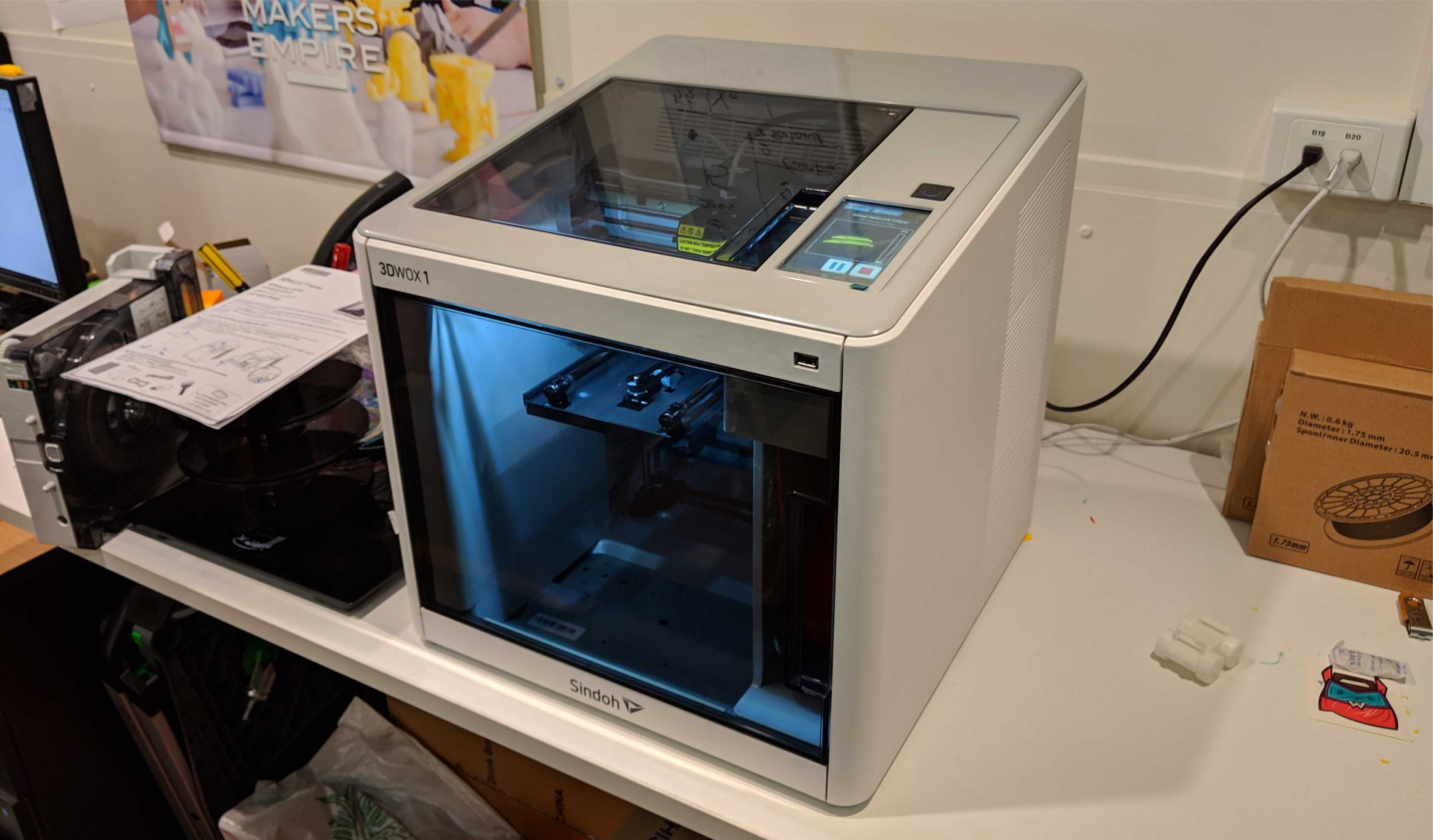 An New 3D Printer: Sindoh 3D Wox 1 Printer Review | Makers Empire